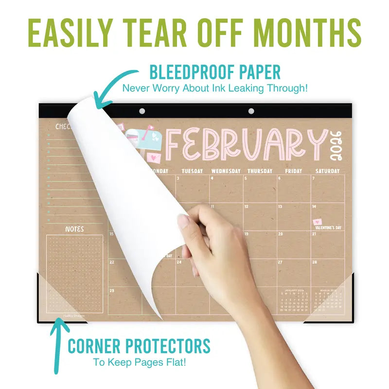 2026-2027 Desk Calendar