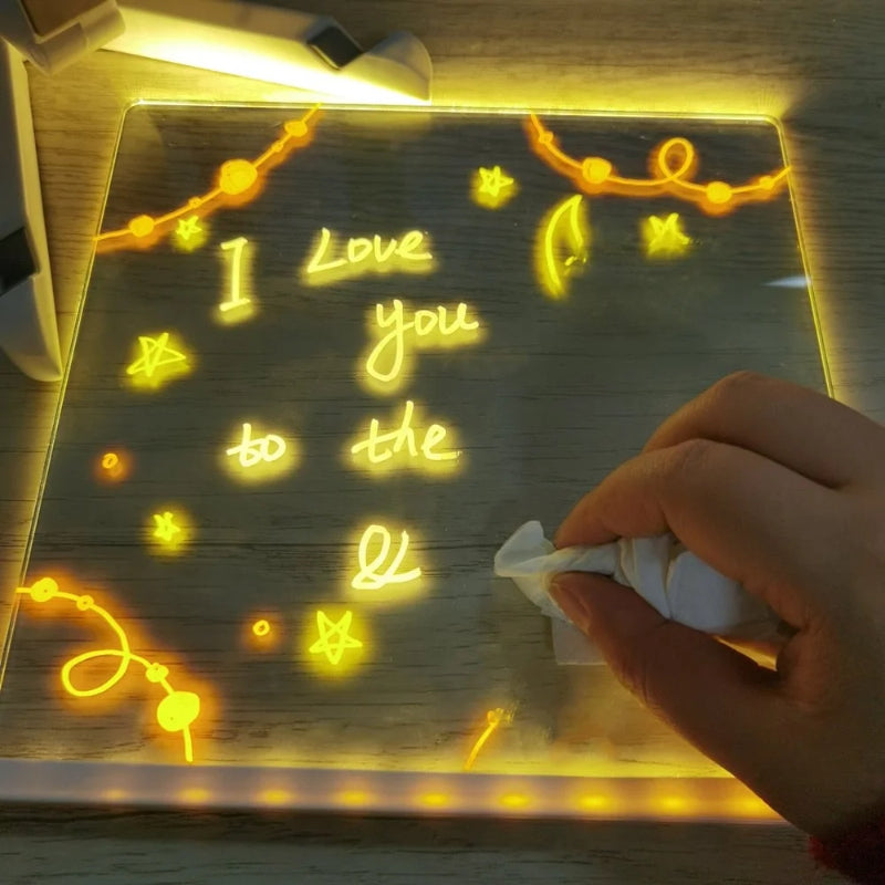 LED Light Up Note Board