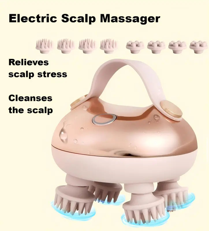 Waterproof Electric Scalp Massager