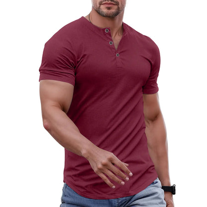 Stone Harbor Slim Fit Muscle Henley T-Shirt