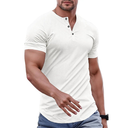 Stone Harbor Slim Fit Muscle Henley T-Shirt