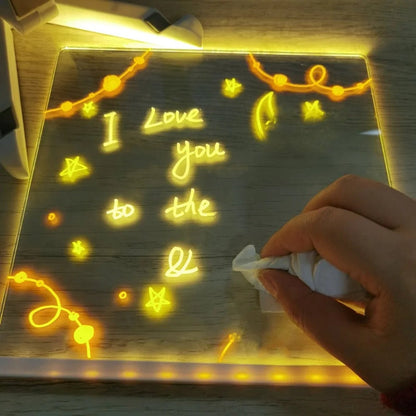 LED Light Up Note Board