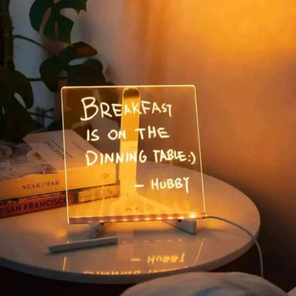 LED Light Up Note Board