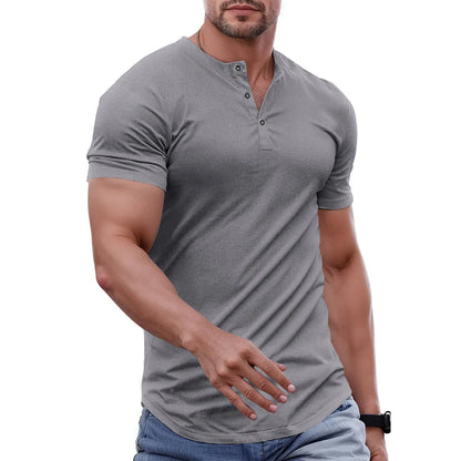 Stone Harbor Slim Fit Muscle Henley T-Shirt